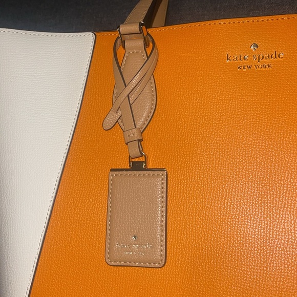 NWT Kate Spade Poppy Colorblock Large Tote - Picture 6 of 15